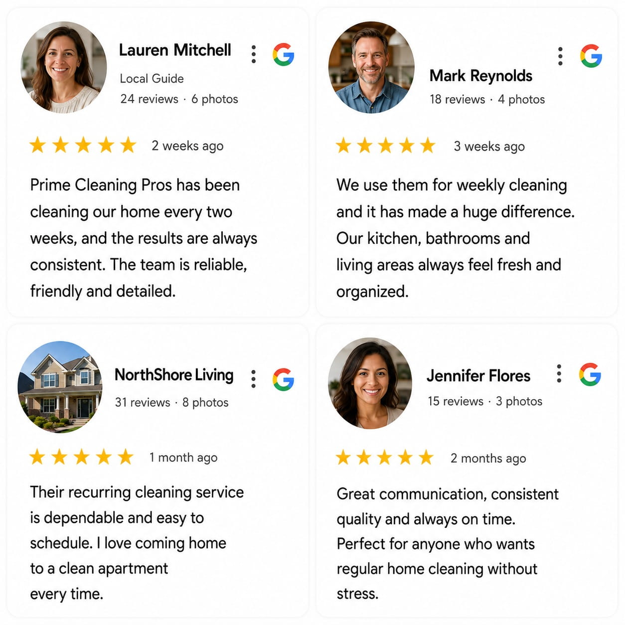 what chicago clients say about our recurring cleaning