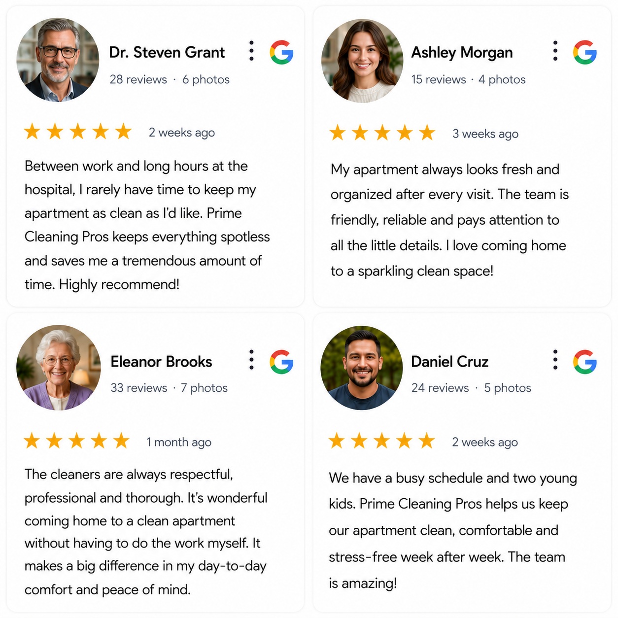 what chicago clients say about our apartment cleaning prime cleaning pros
